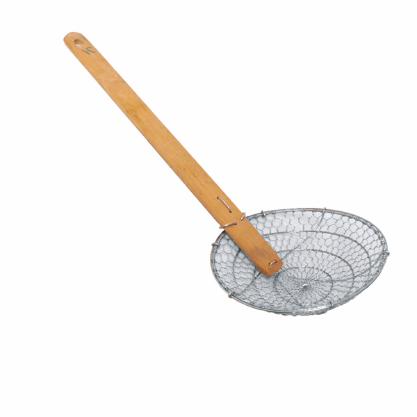 STAINLESS STEEL BAMBOO HANDLE SKIMMERS
